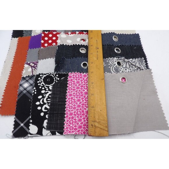 Assorted Fabric Swatches for Crafts Assorted Lot 12- 8 1/2"x 5" & 17 5"x 5" - Picture 3 of 5